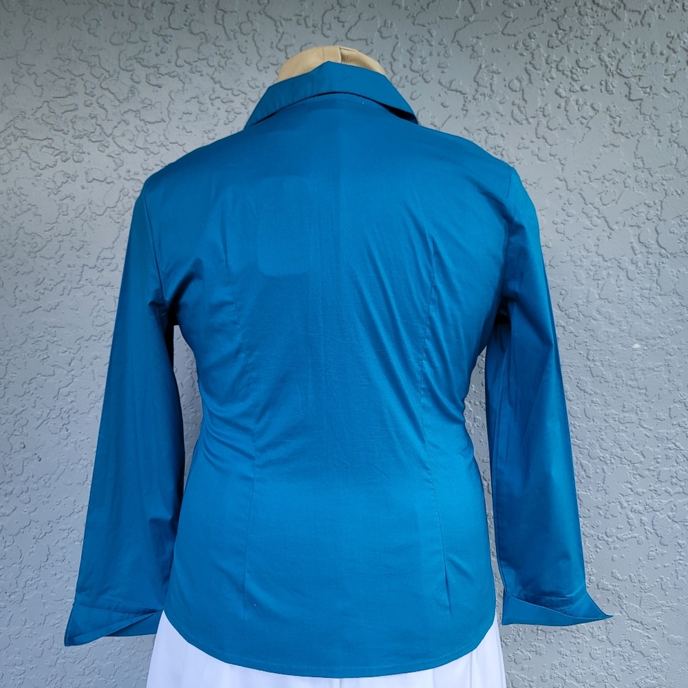 Stretch Cotton NWT Y2K XL Blue shirt 💙💙💙 - Picture 4 of 11